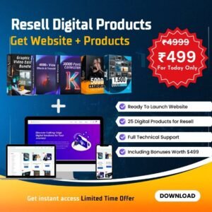 Digital product store 🛒🚀 ready to launch website  & start earning from today Digital product store 🛒🚀 ready to launch website  & start earning from today